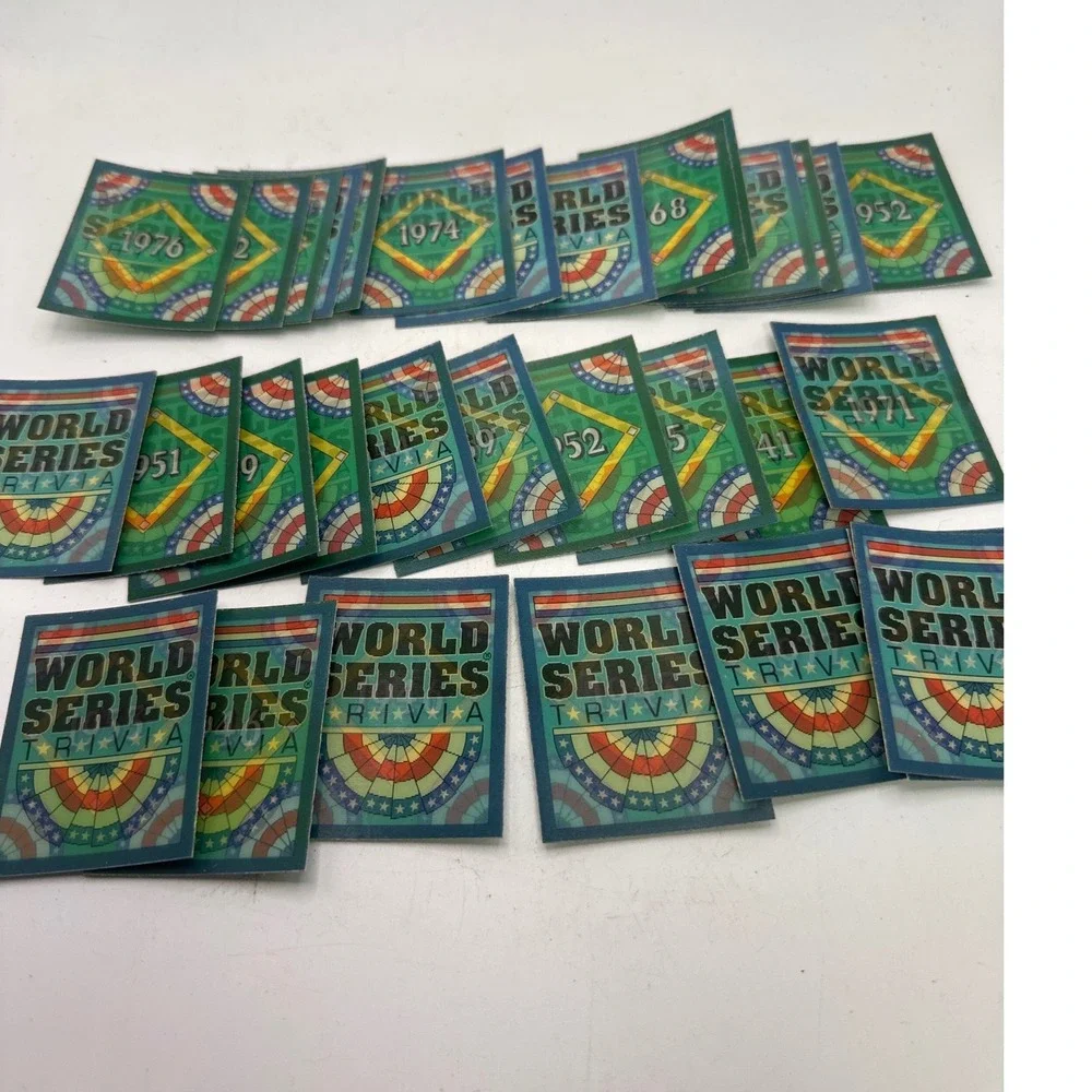 1991 Score World Series Trivia Baseball‎ Cards Lot Lenticular Motion 31 Cards